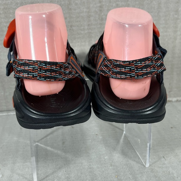 Chaco Women's ZX/2 Classic Navy/Orange/Light Blue Sandals Size 8 - Picture 6 of 11